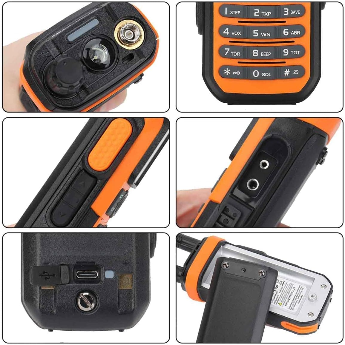 Baofeng UV-21R (Orange) 8
