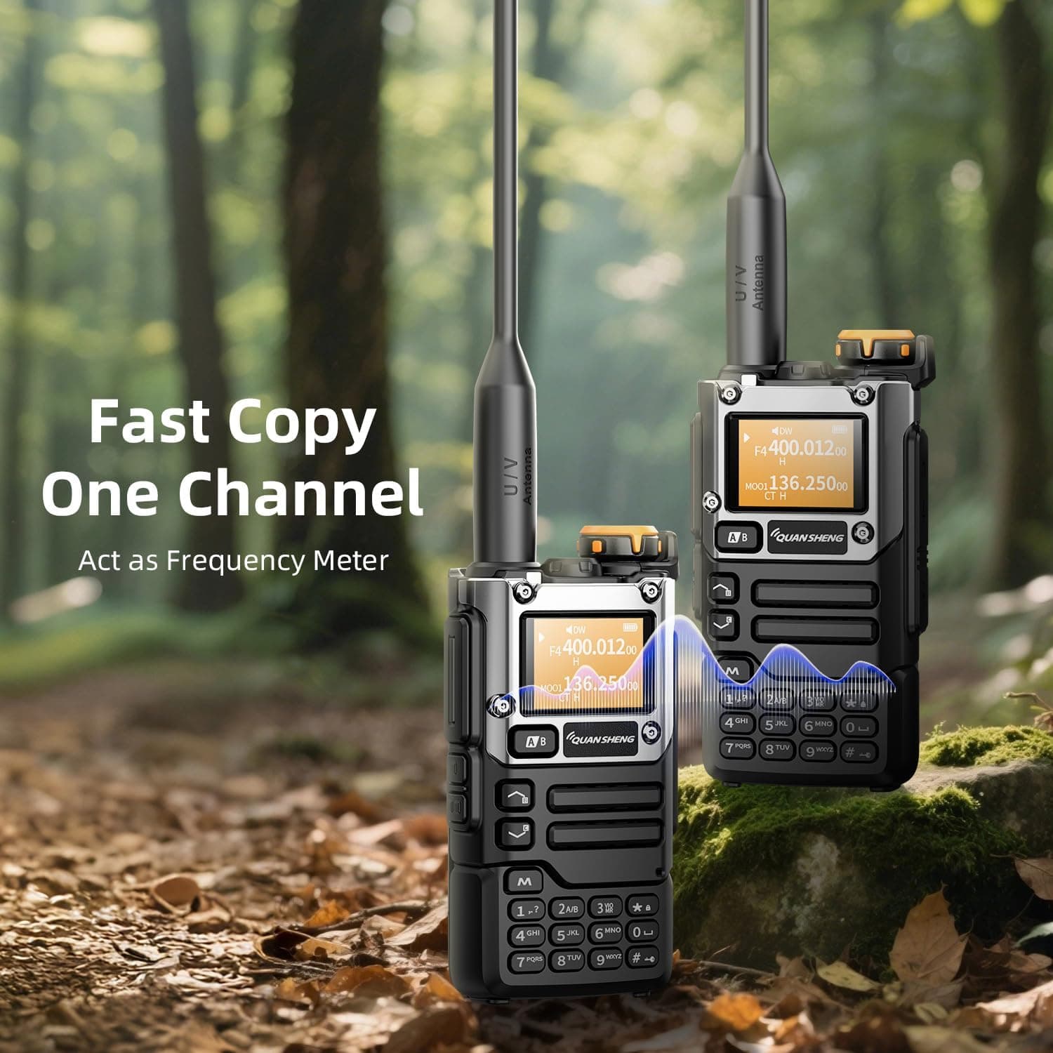 Quansheng UV-K5(8) 5W Ham Radio Handheld 10