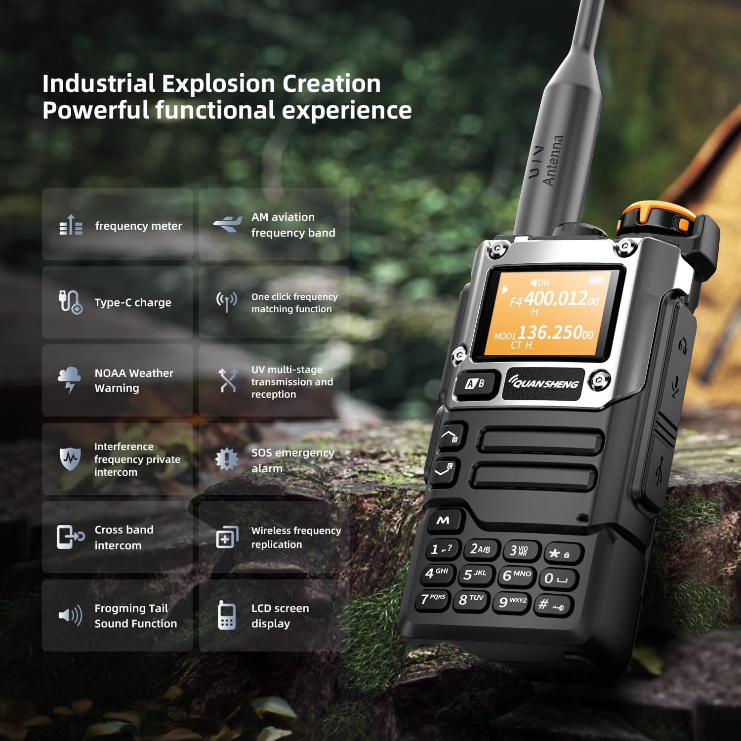 Quansheng UV-K5(8) 5W Ham Radio Handheld 2