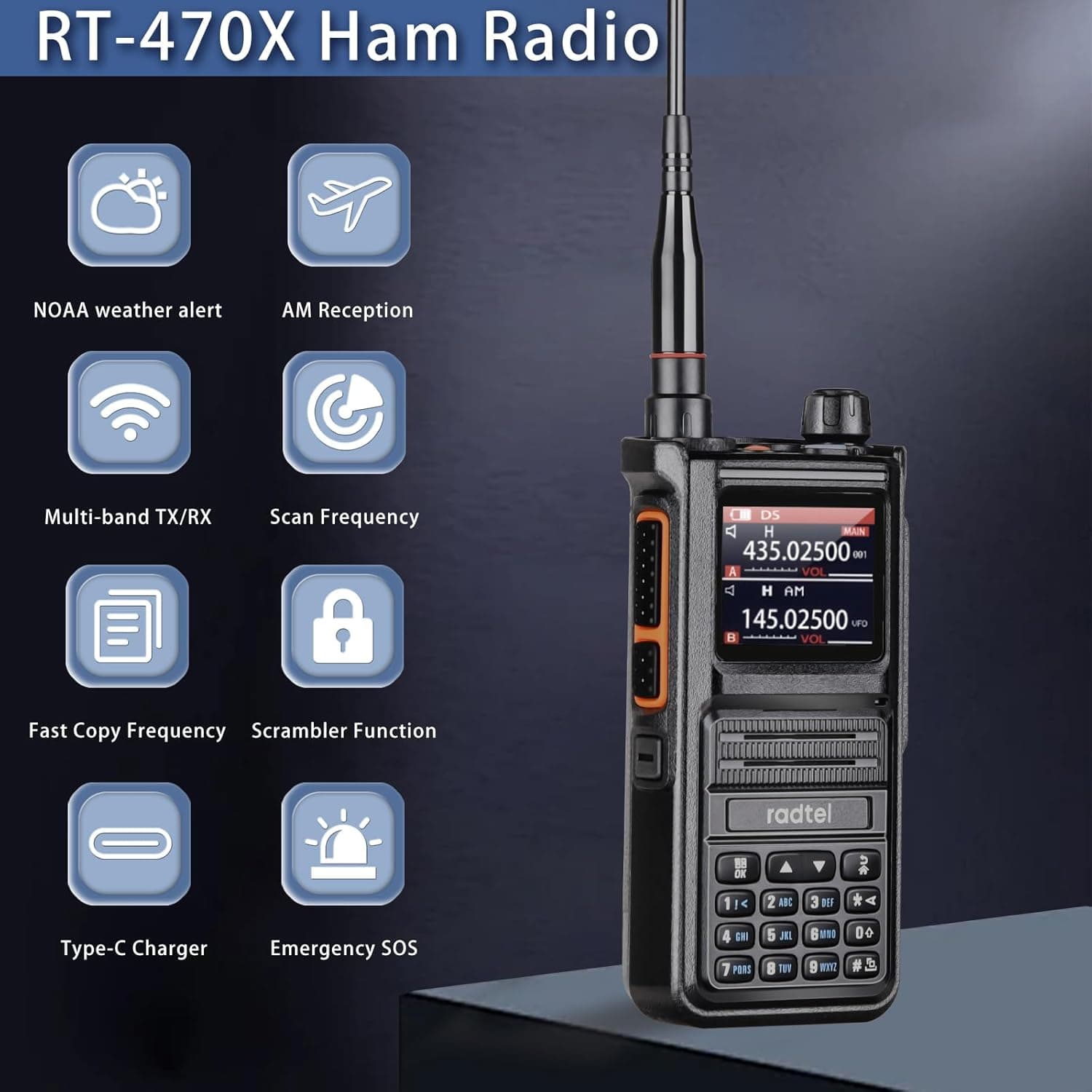 Radtel RT-470X 6
