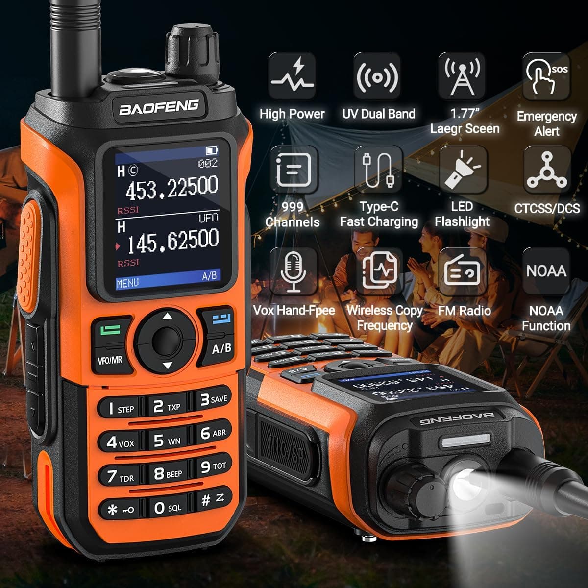 Baofeng UV-21R (Orange) 4