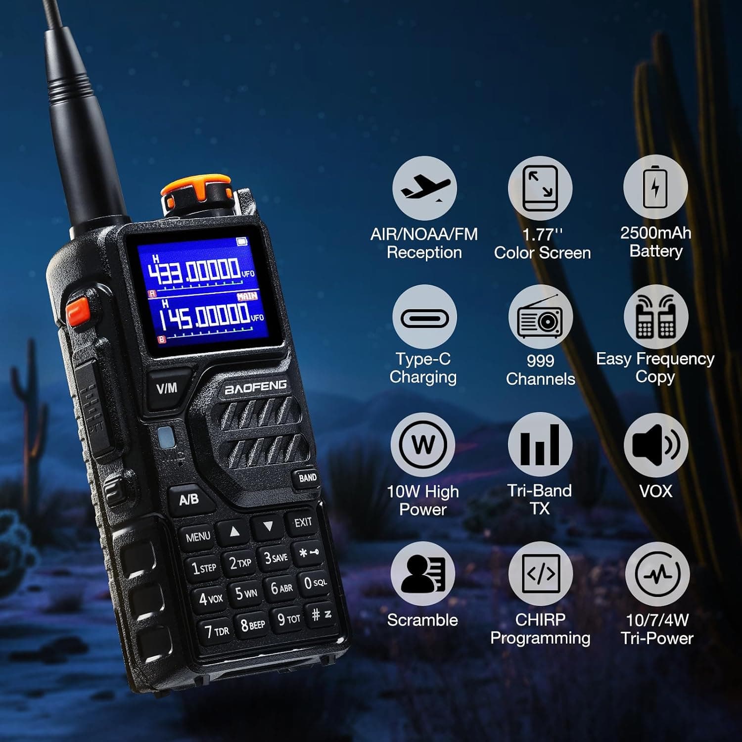 Baofeng K5 Plus Tri-Band 3